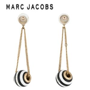 Marc by Marc Jacobs Striped Drop Earrings